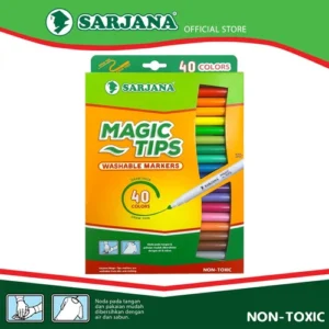 Spidol Magic Tips 40 Batang Warna