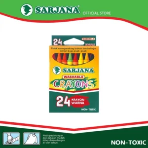 Sarjana Krayon 24 Warna Cerah
